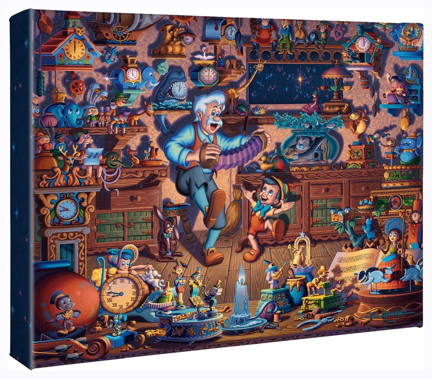 Pinocchio Dreams Come True β 11" x 14" Gallery Wrap Canvas