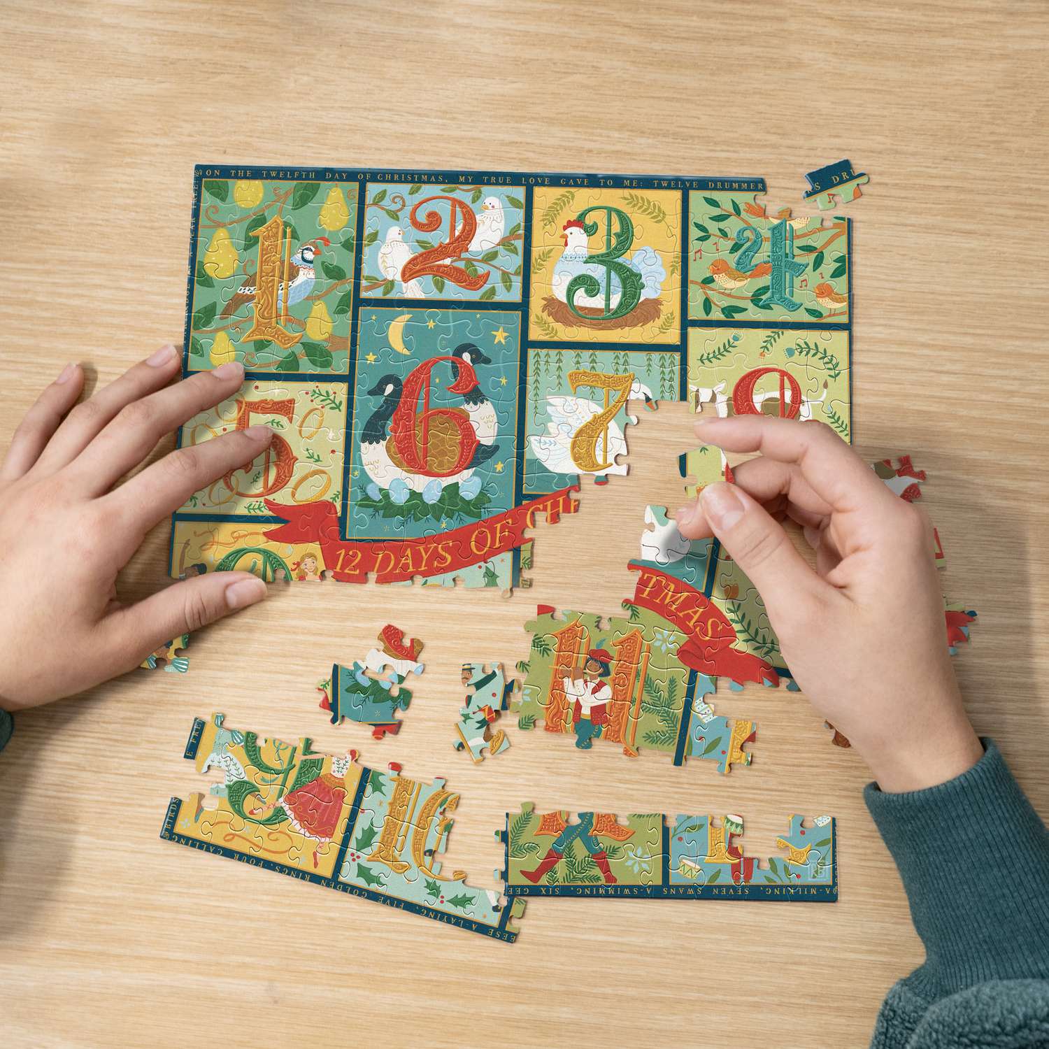 12 Days of Christmas | 210 Piece Personal Puzzle