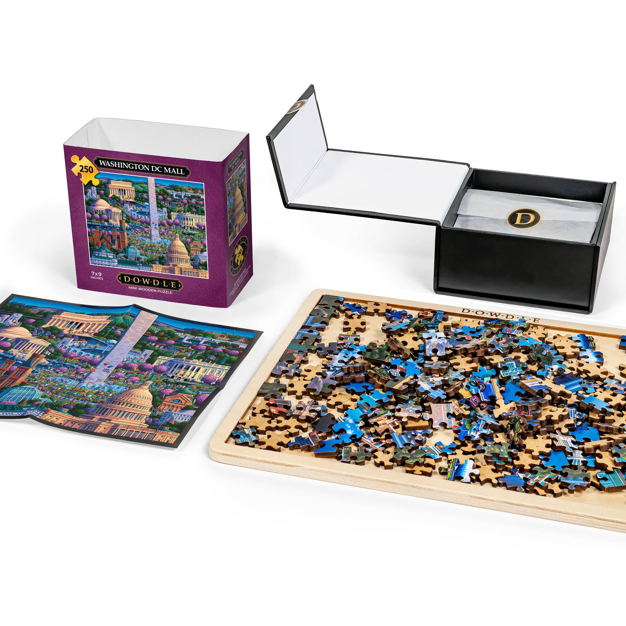 American Cities - 4-Pack Mini Puzzles