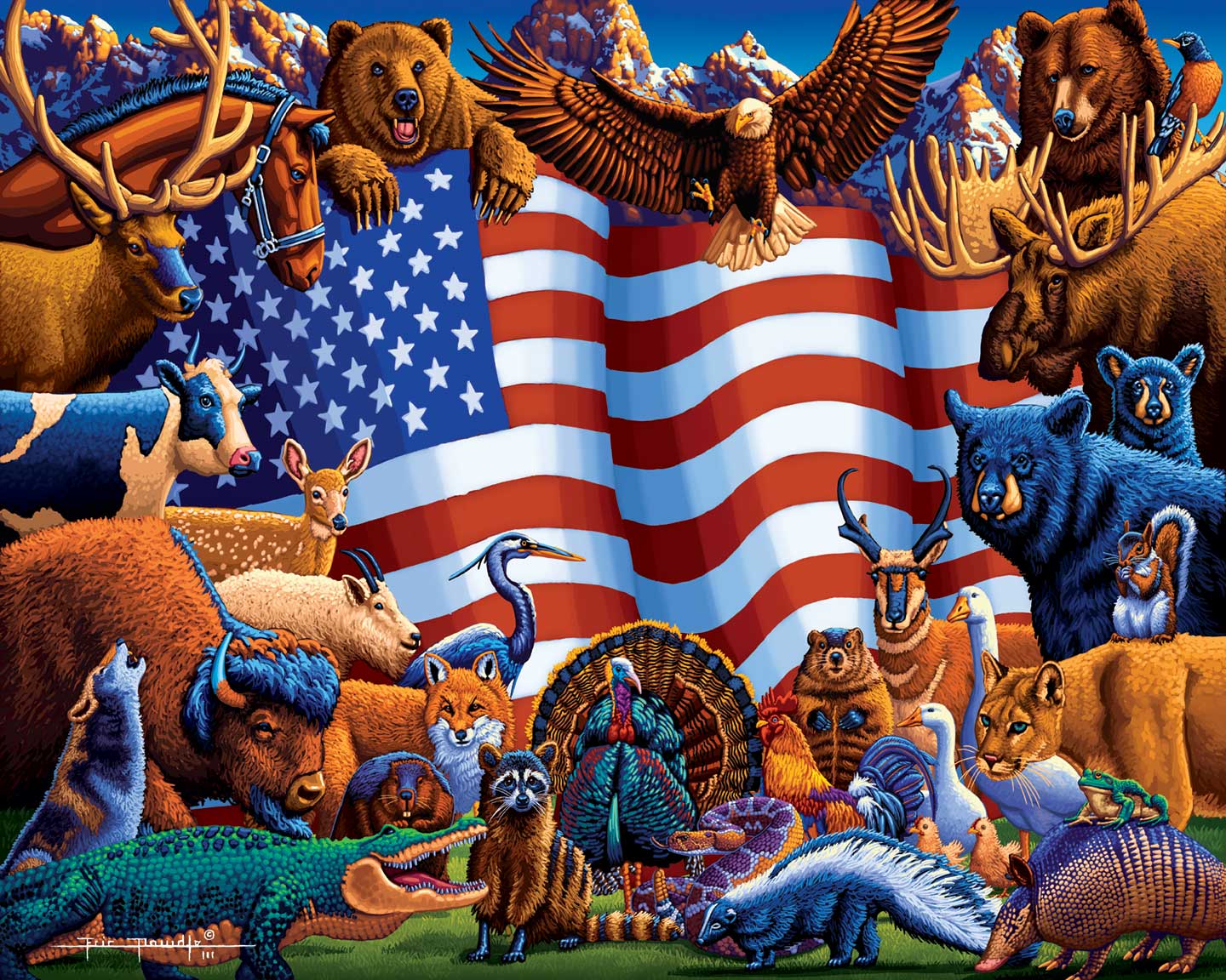 Animals of America Fine Art