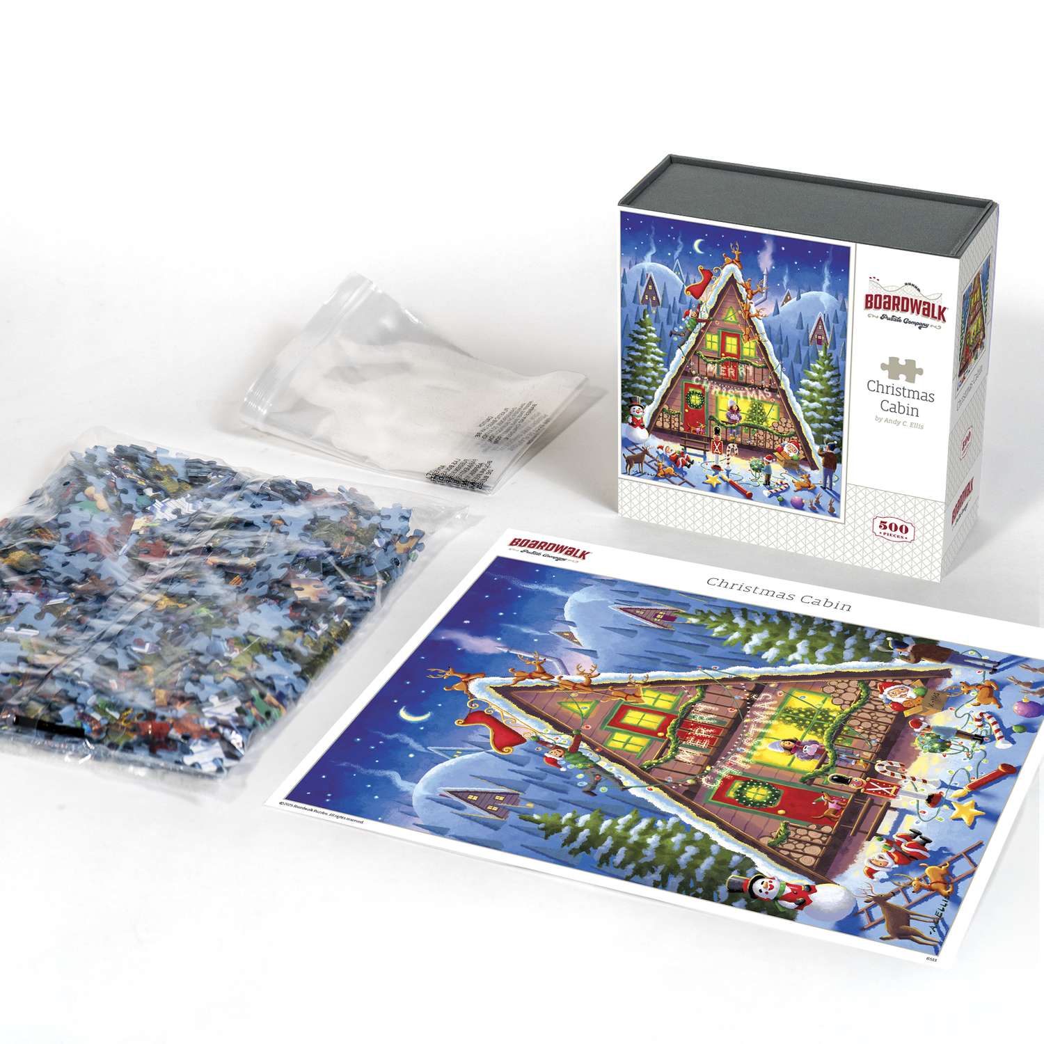 Christmas Cabin | 500 Piece