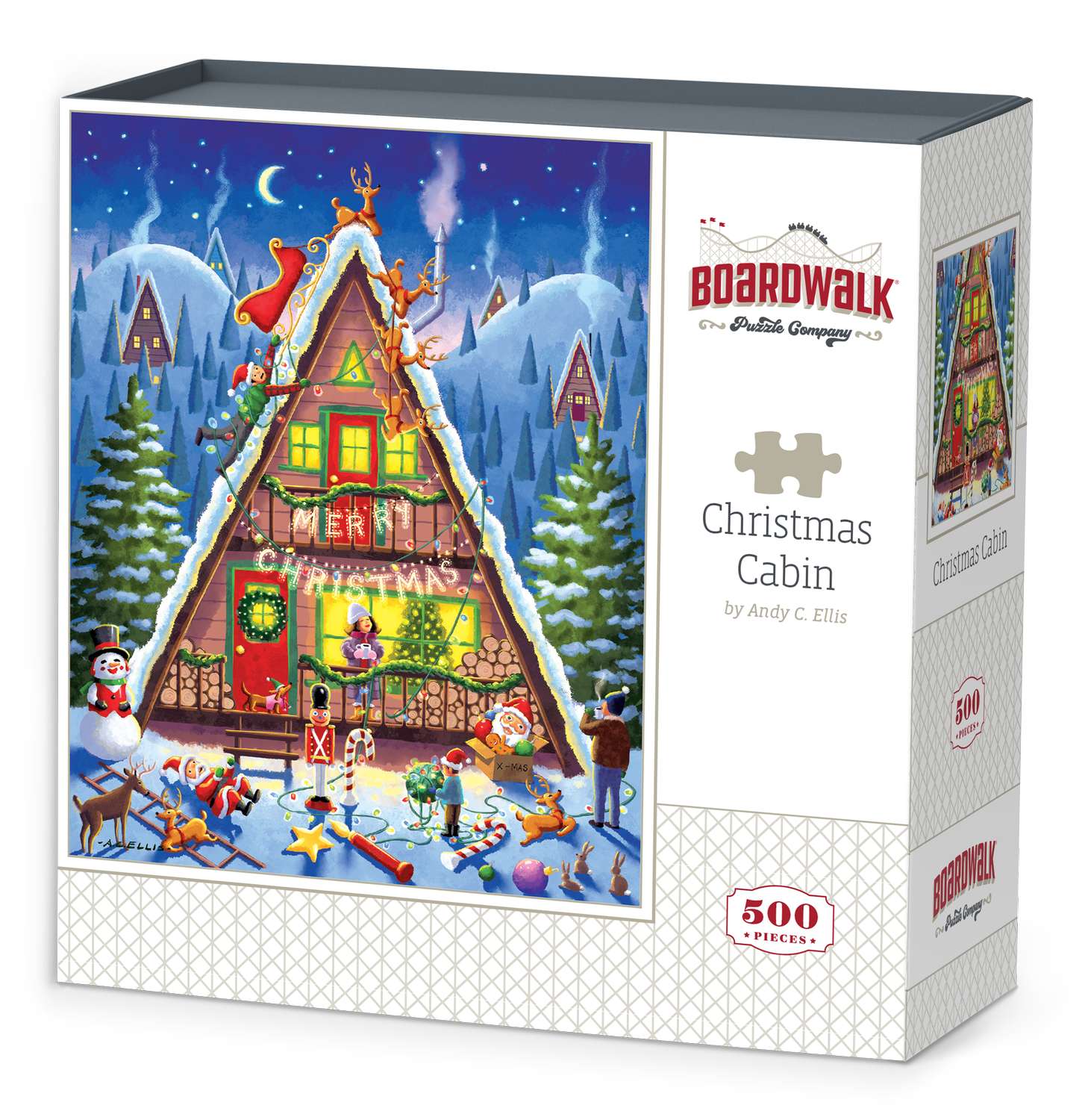 Christmas Cabin | 500 Piece