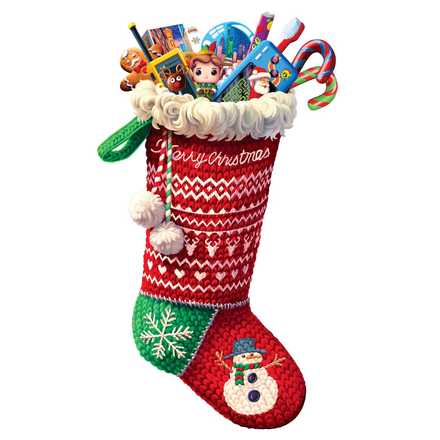 Christmas Stocking | Luxury Wood Puzzle - Large Size