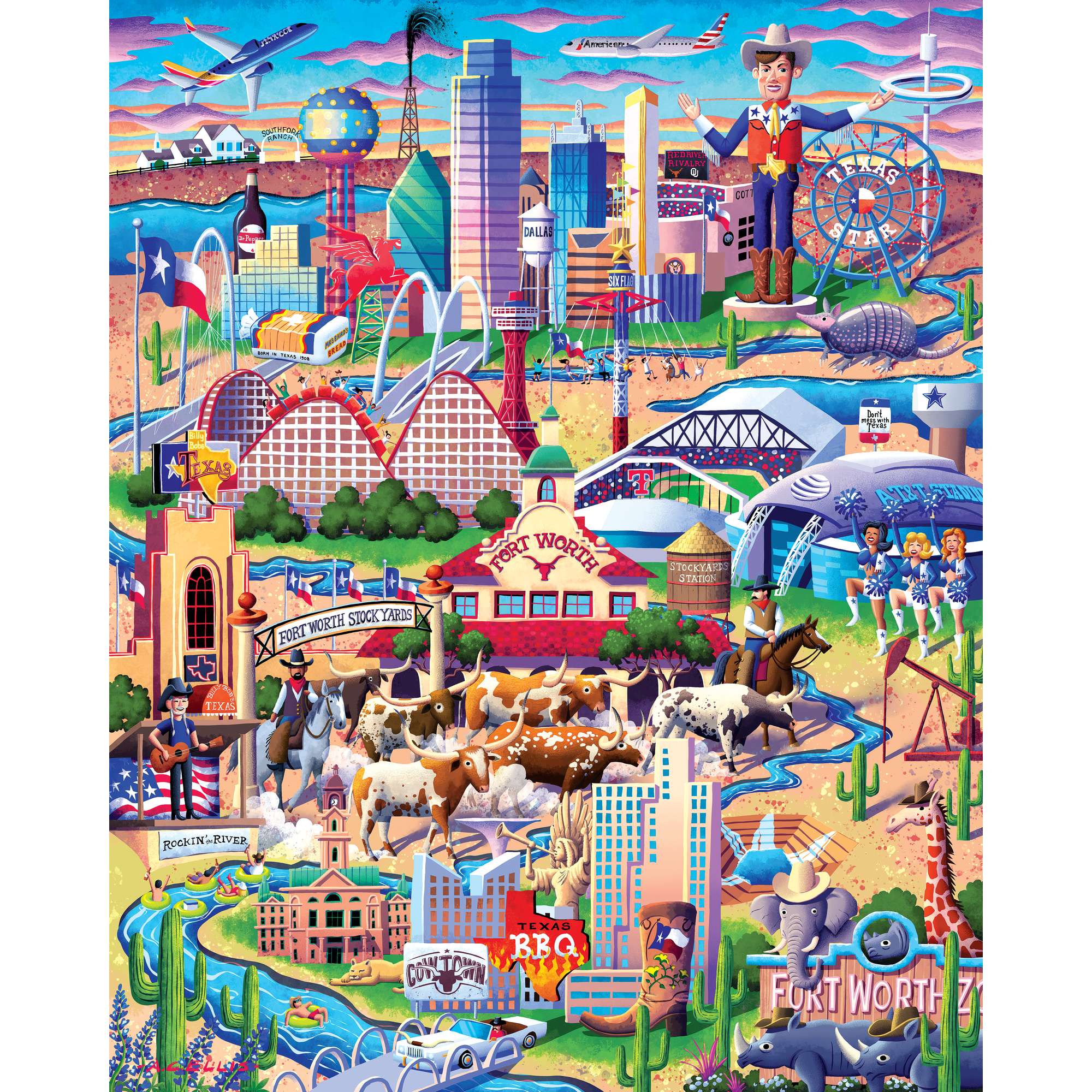 Dallas-Fort Worth | 500 Piece