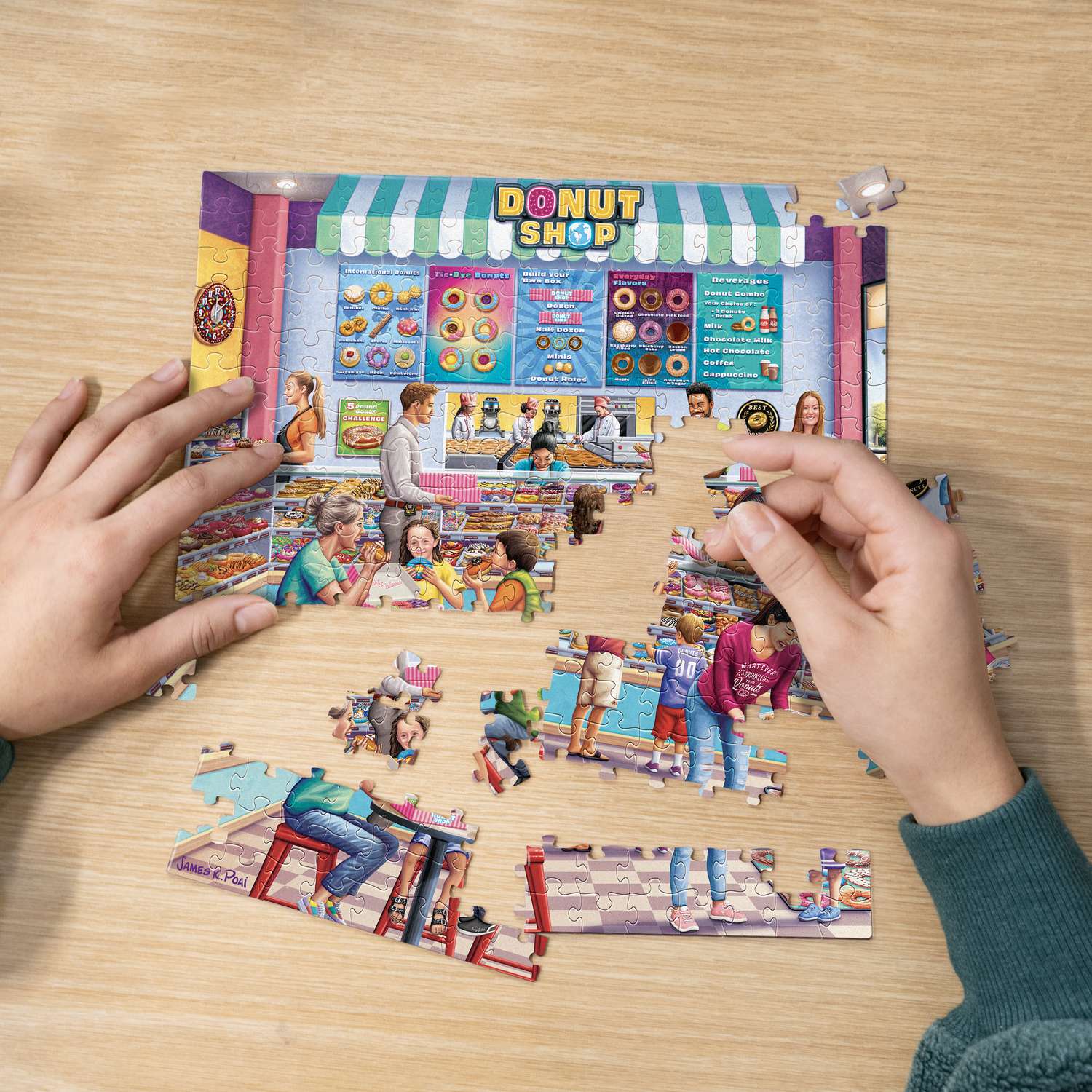 Donut Shop | 210 Piece Personal Puzzle