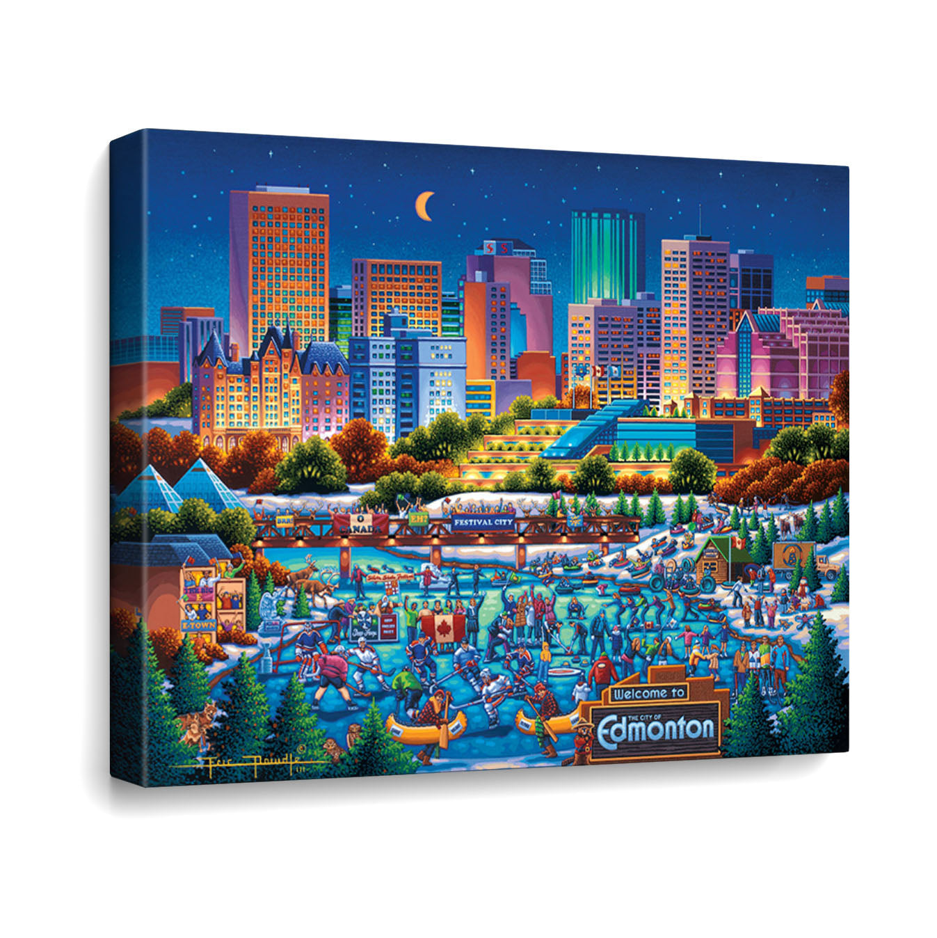 Edmonton Canvas Gallery Wrap