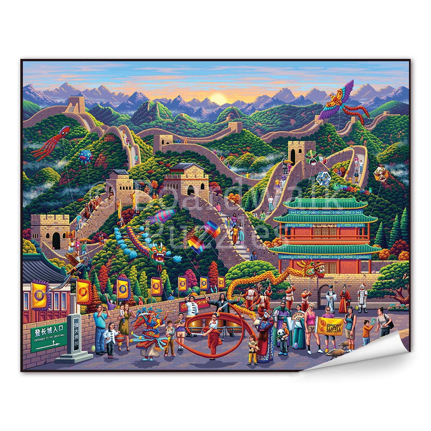 Great Wall of China | Boardwalk Fine Art