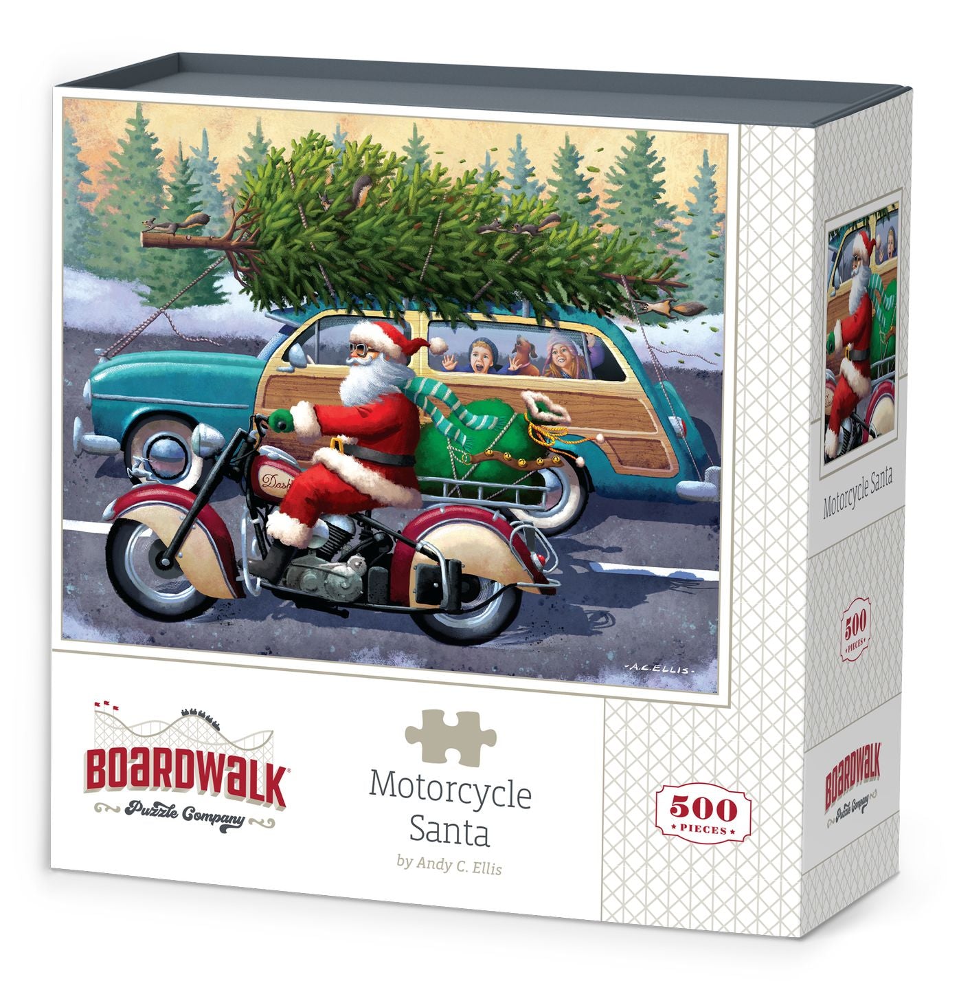 Motorcycle Santa | 500 Piece