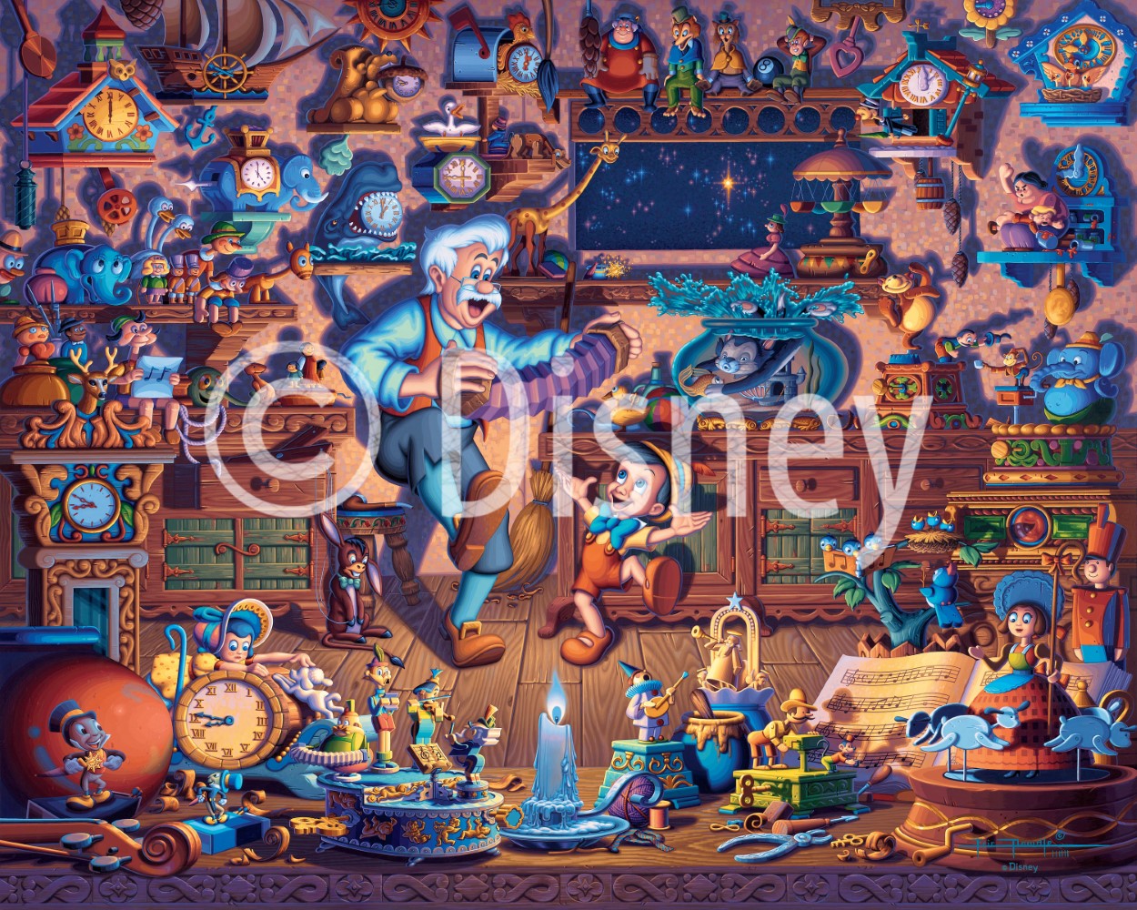 Pinocchio Dreams Come True β 11" x 14" Art Print