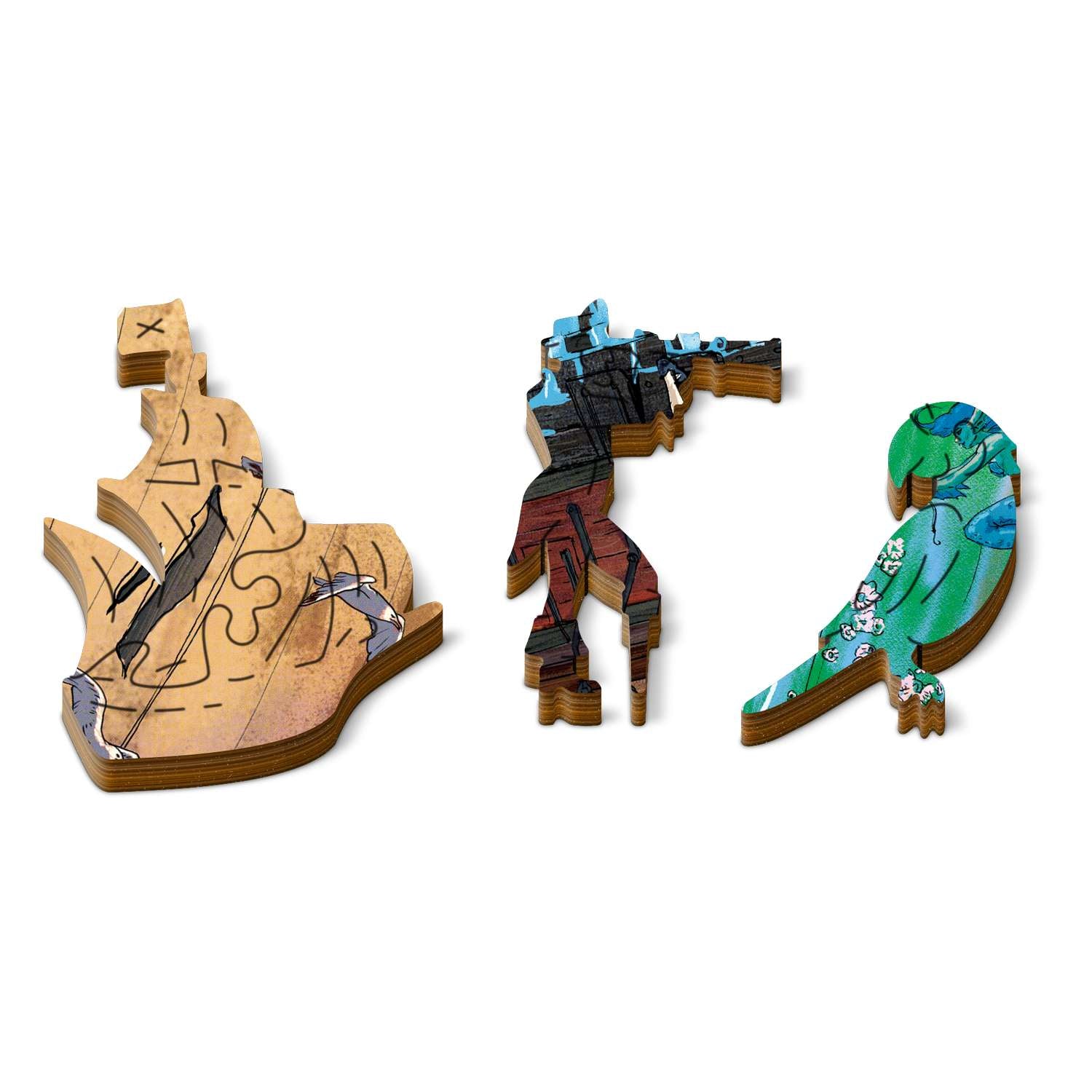 Pirate Ship | Luxury Wood Puzzle - Jumbo Size