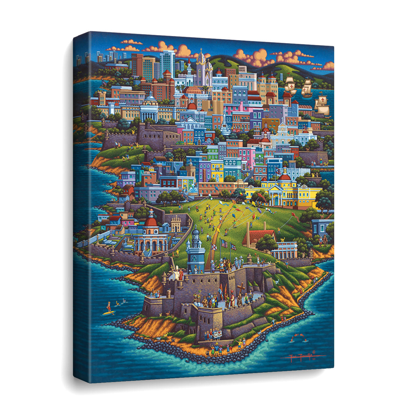 Puerto Rico Canvas Gallery Wrap