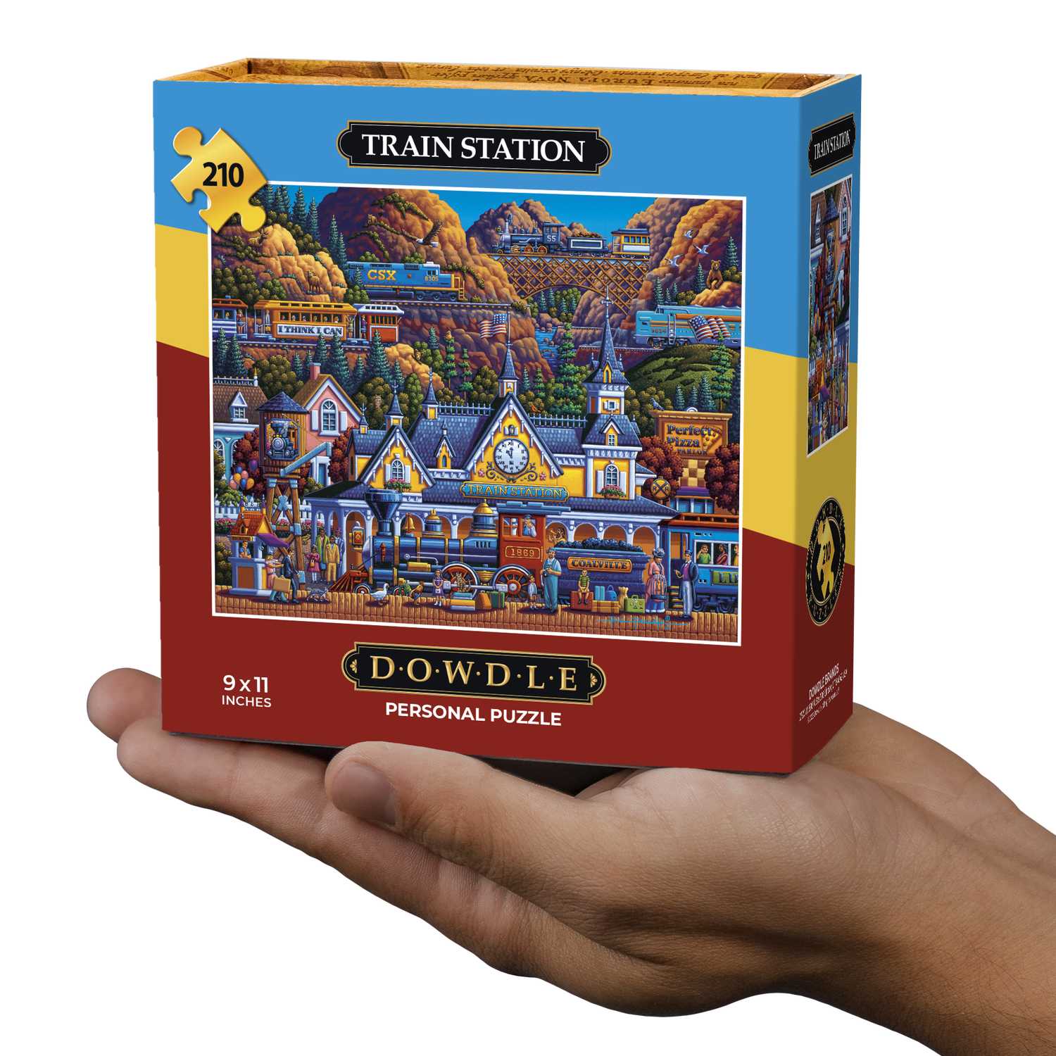 Train Station | 210 Piece Personal Puzzle