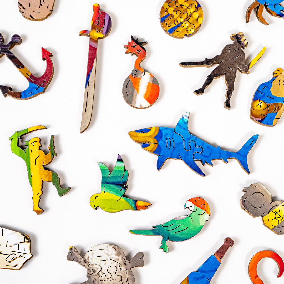Pirate Pete | Luxury Wood Puzzle - Large Size