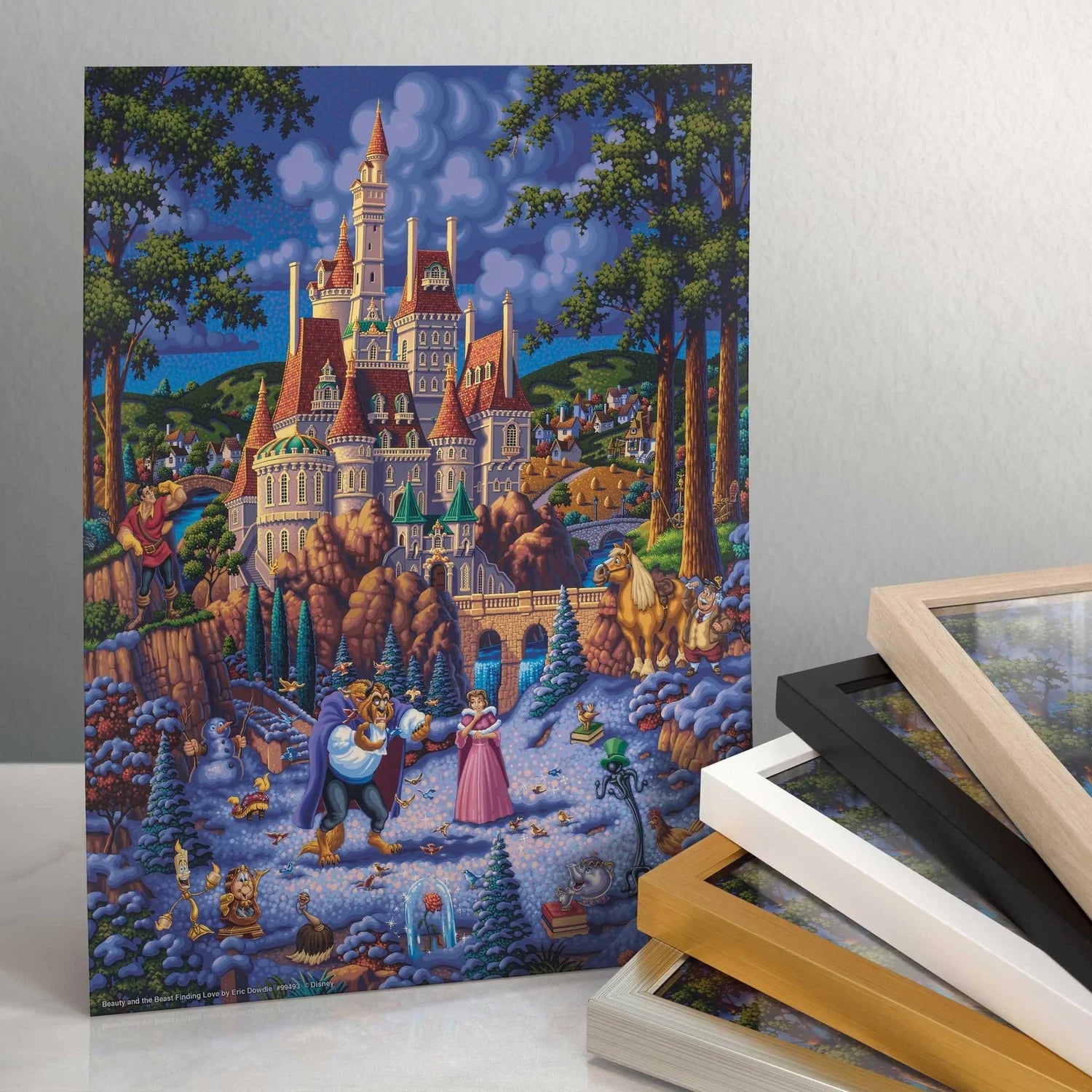 Beauty and the Beast Finding Love β 11" x 14" Art Print