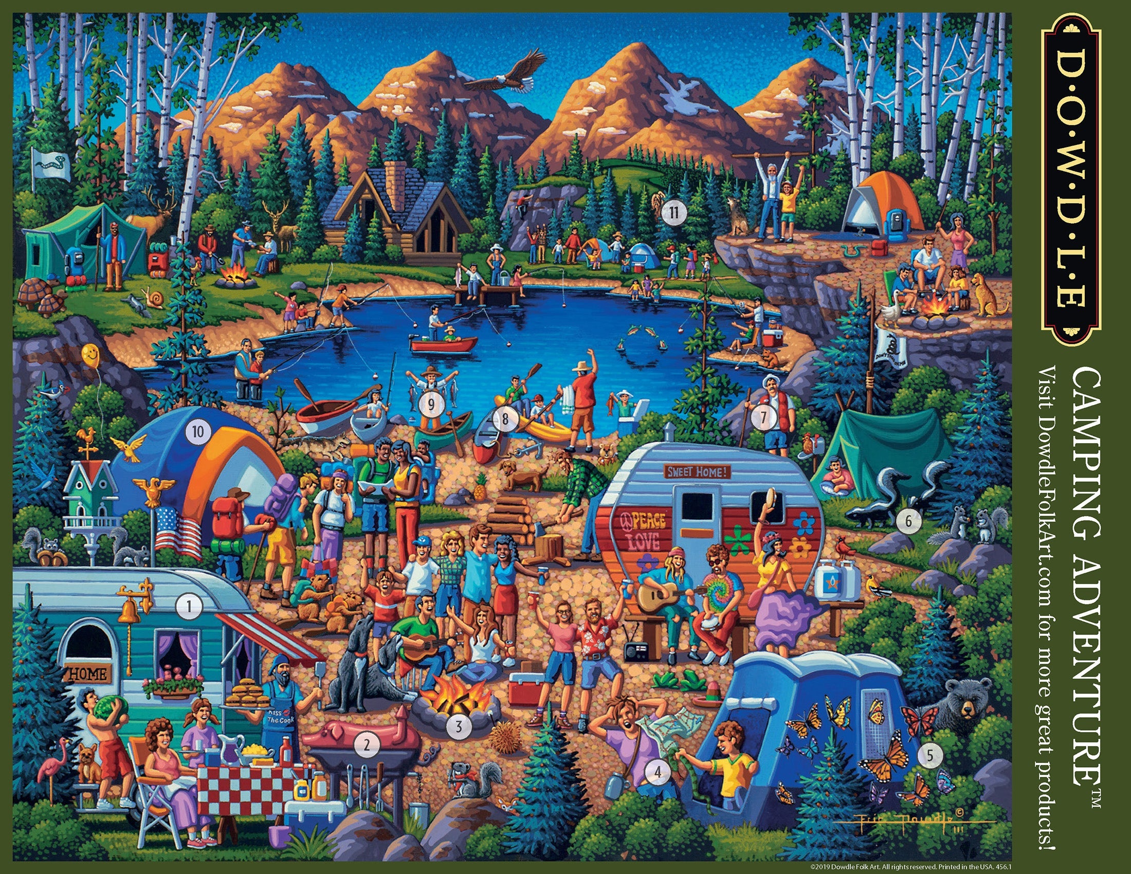 Camping Adventure - Mini Puzzle - 250 Piece