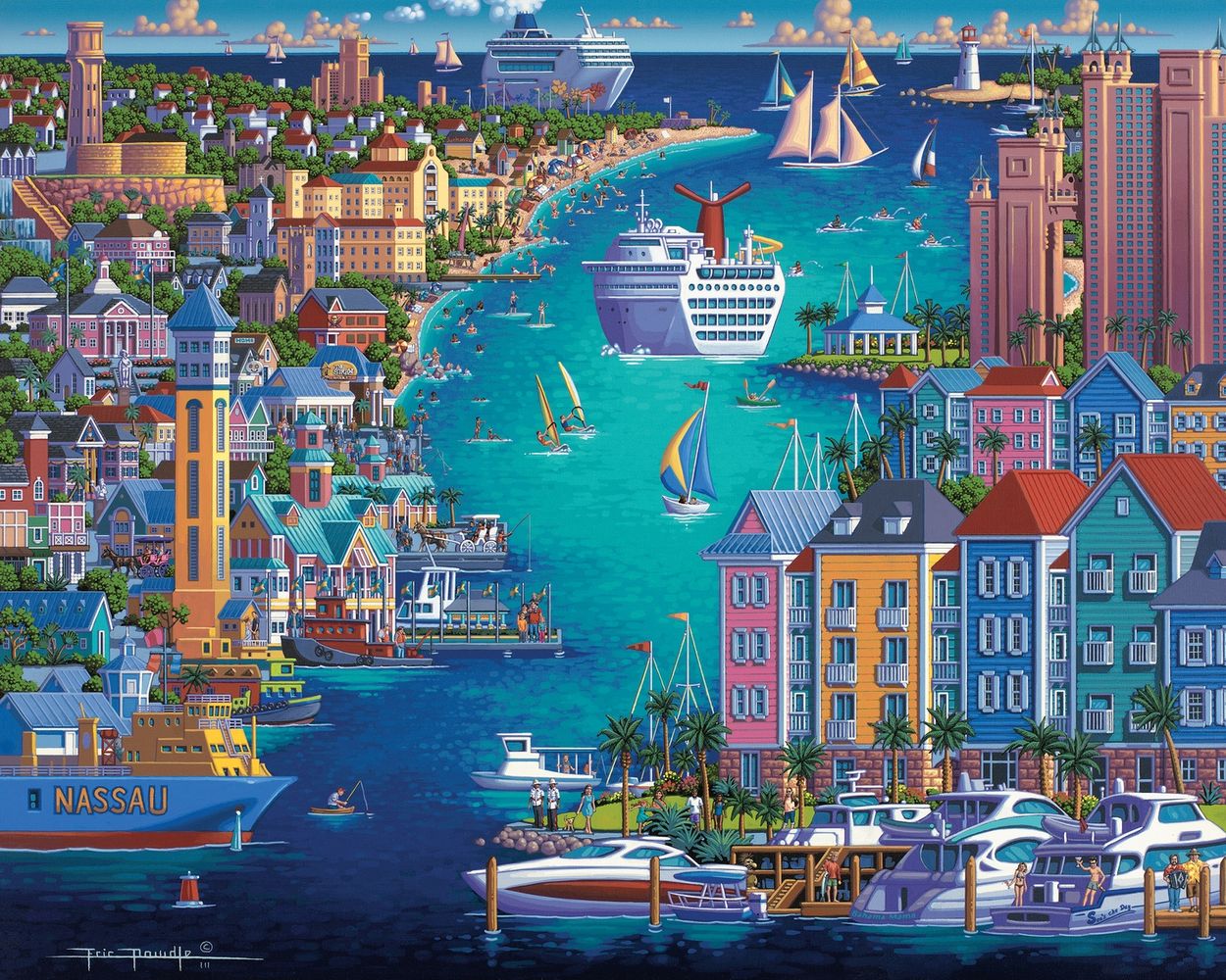 Bahamas - Wooden Puzzle