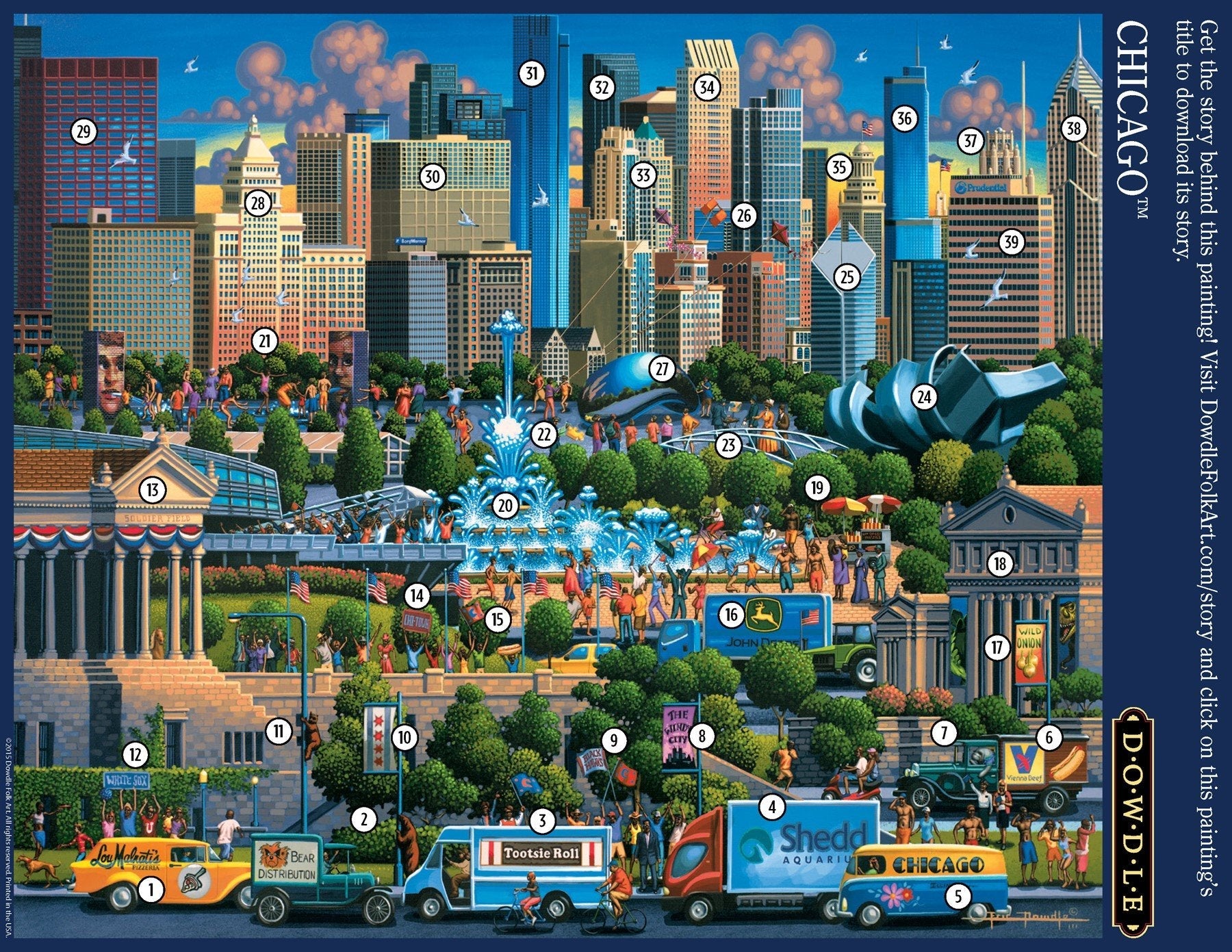 Chicago - Mini Puzzle - 250 Piece