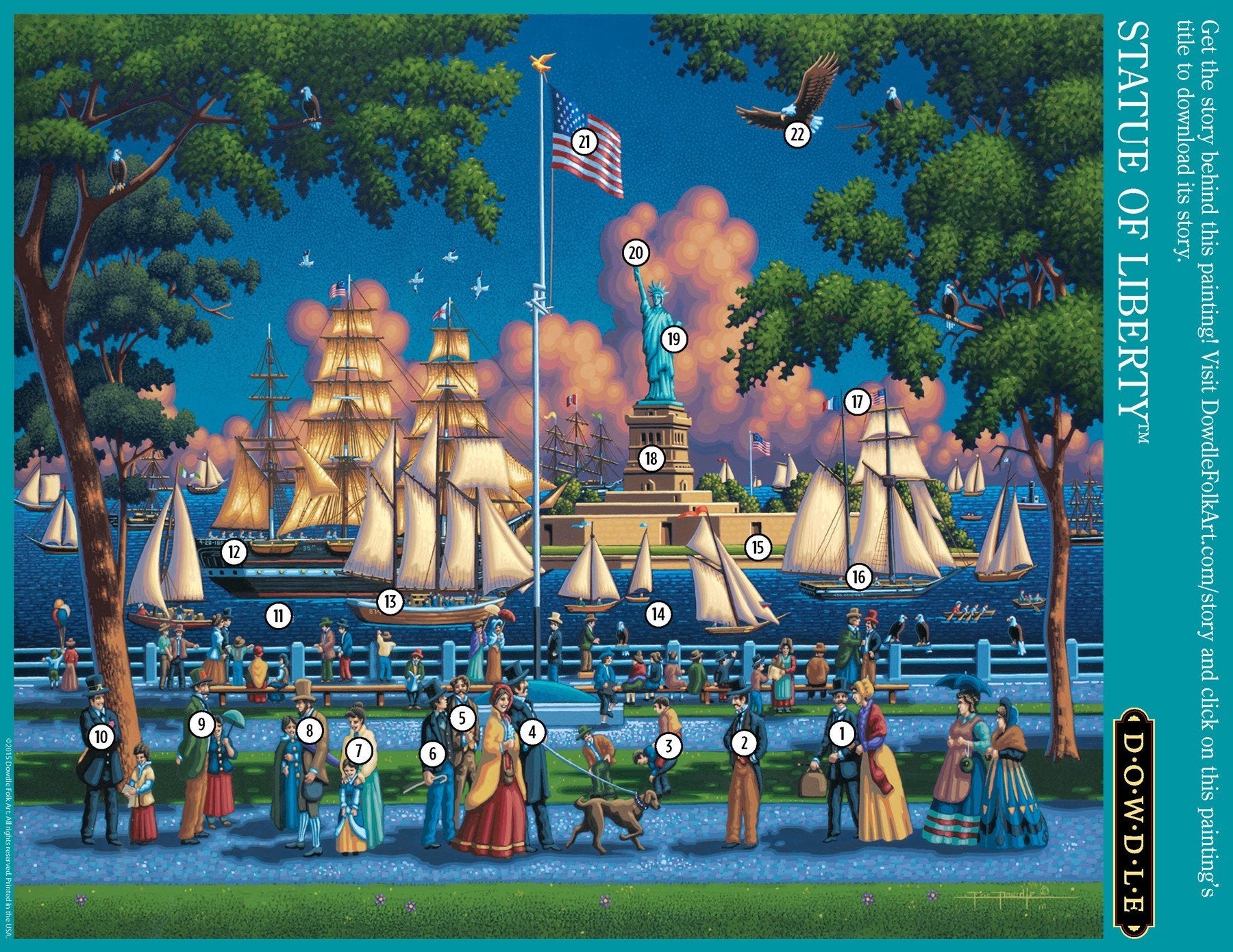 Statue of Liberty - Mini Puzzle - 250 Piece