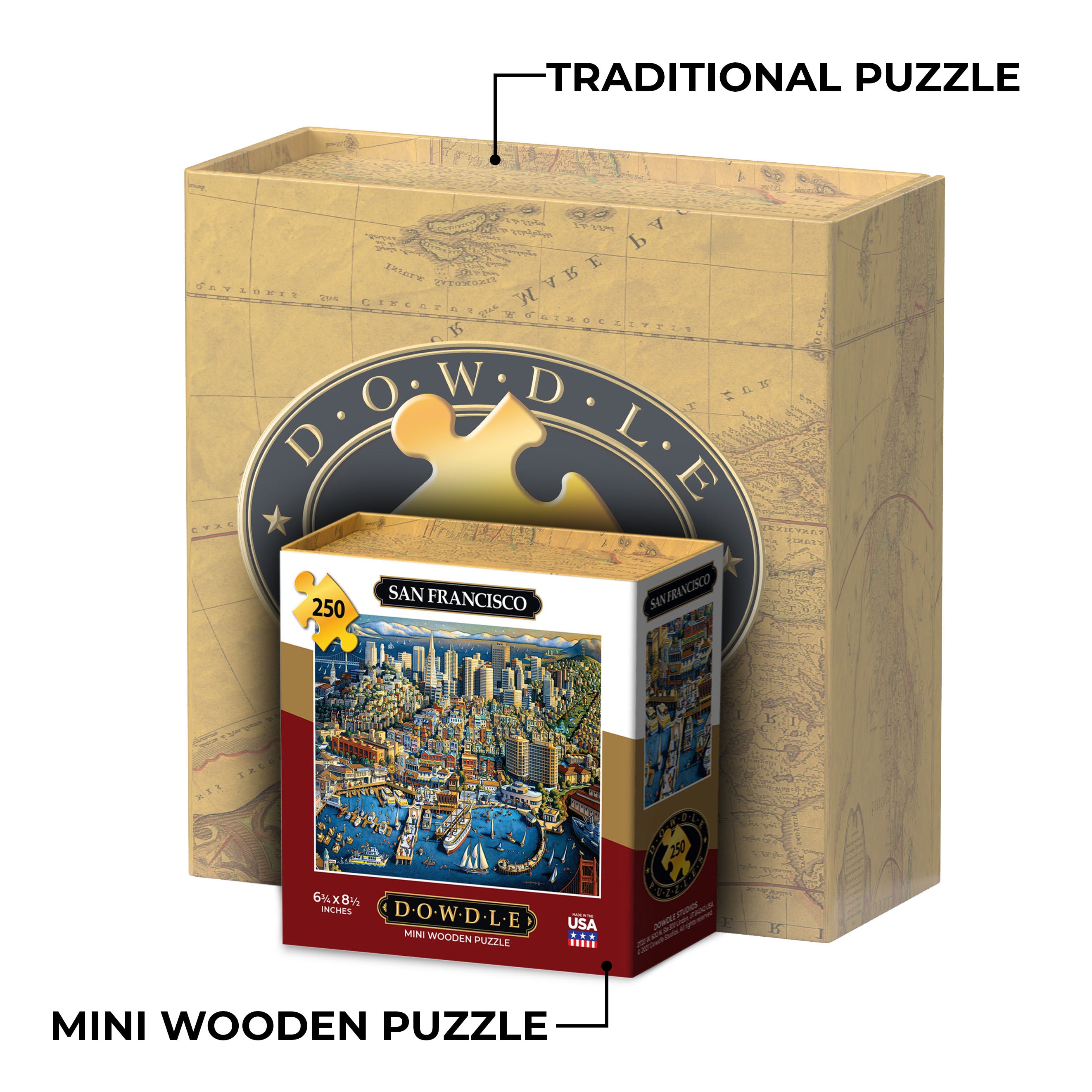 San Francisco - Mini Puzzle - 250 Piece