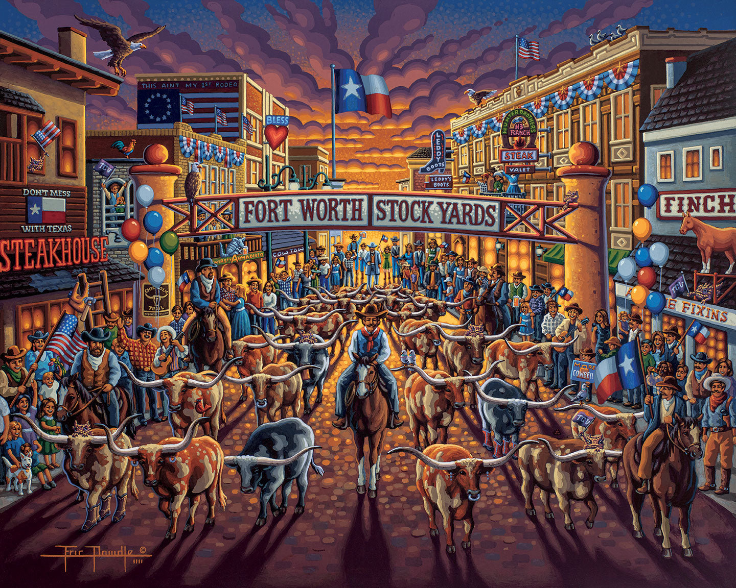 Fort Worth Stockyards | Dowdle Fine Art