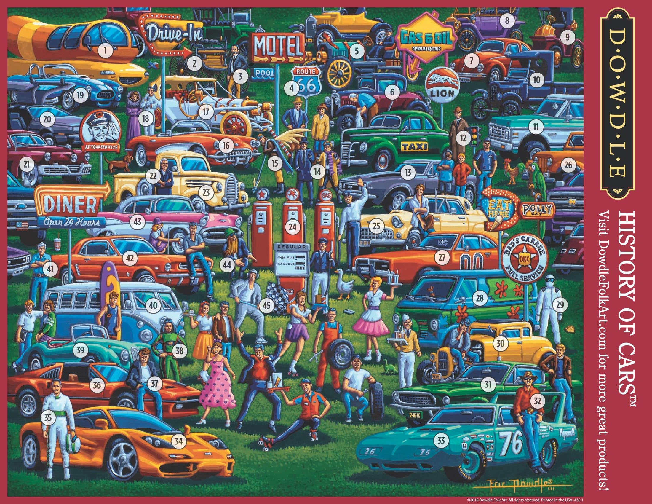 History of Cars | 500 Piece