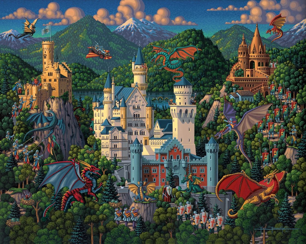 Imaginary Dragons - Wooden Puzzle