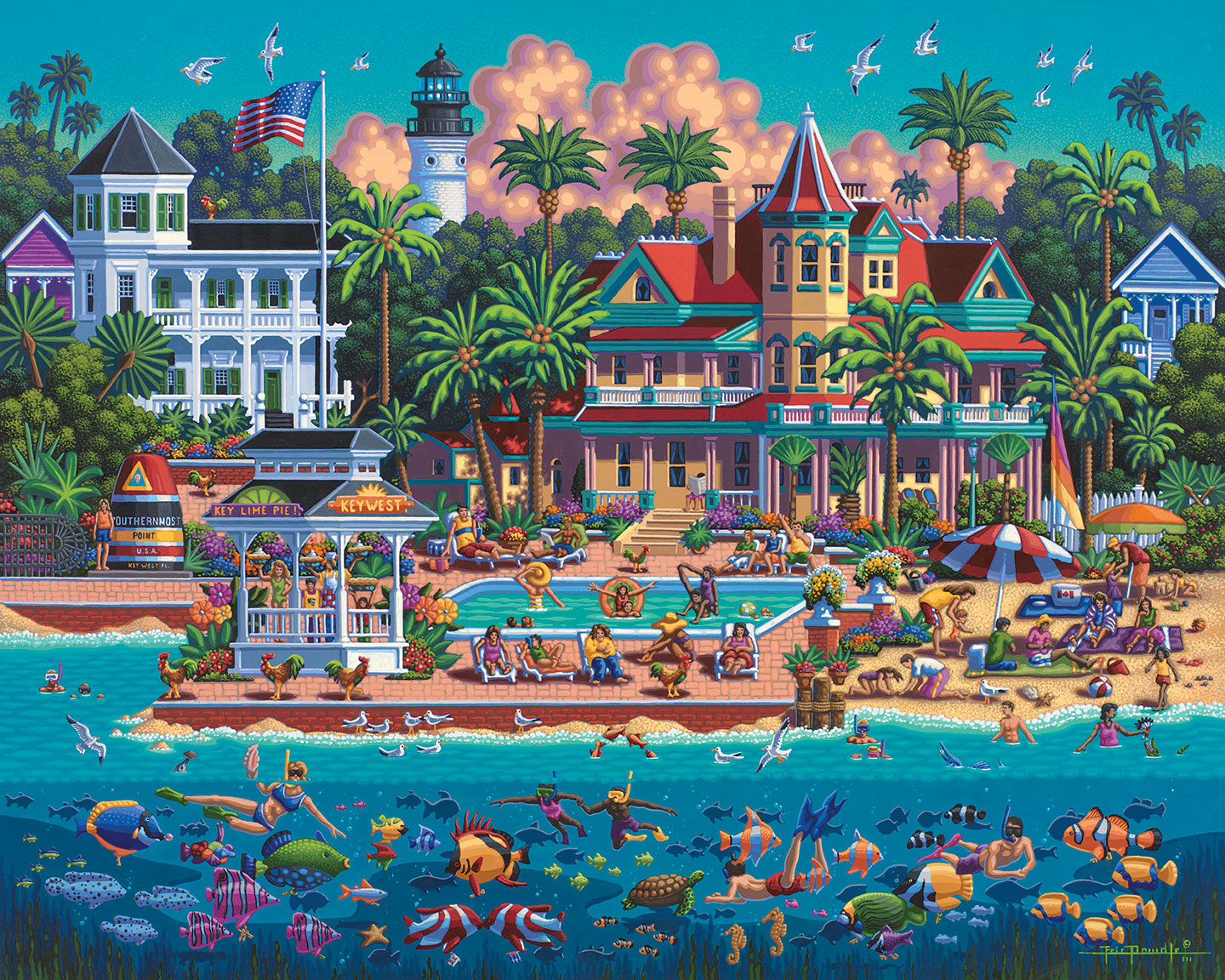 Key West | 210 Piece Personal Puzzle