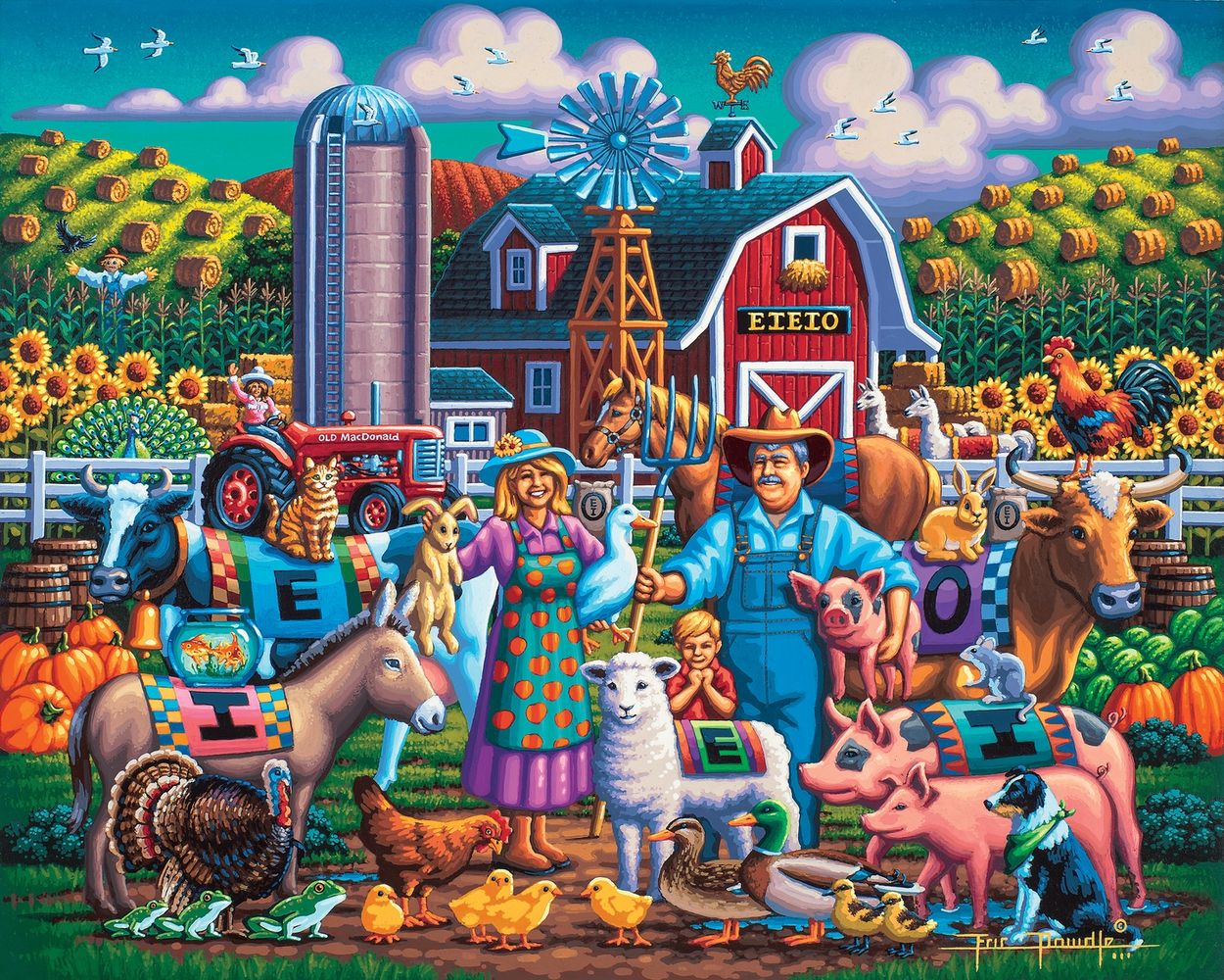 Old MacDonald - Wooden Puzzle
