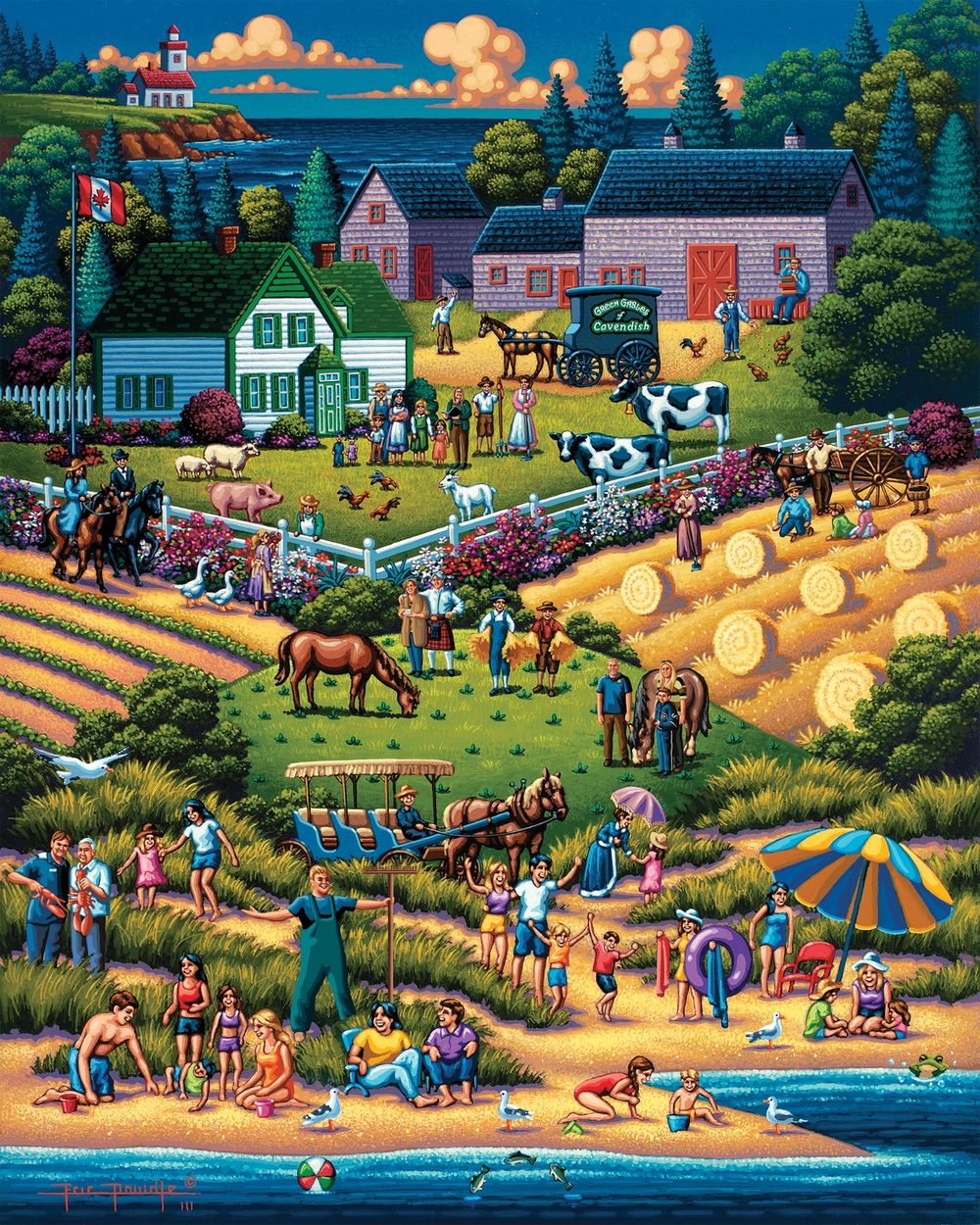 Prince Edward Island - Wooden Puzzle