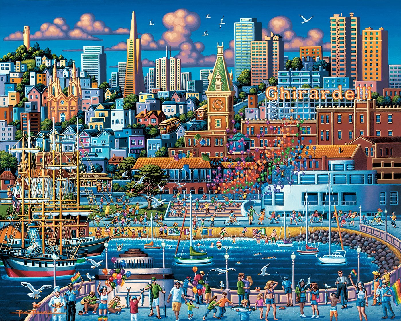 San Francisco Pier - Mini Puzzle - 250 Piece