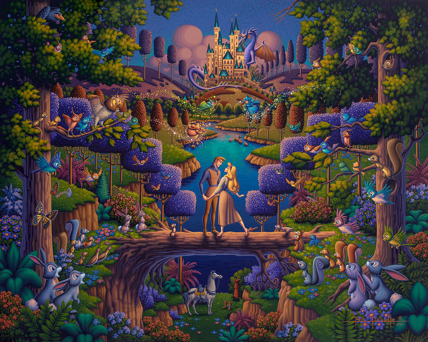 Sleeping Beauty - The Power of Love β 11" x 14" Art Print