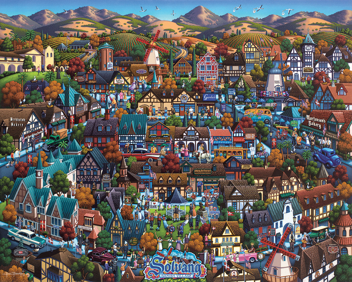 Solvang Danish Village Stratascape™