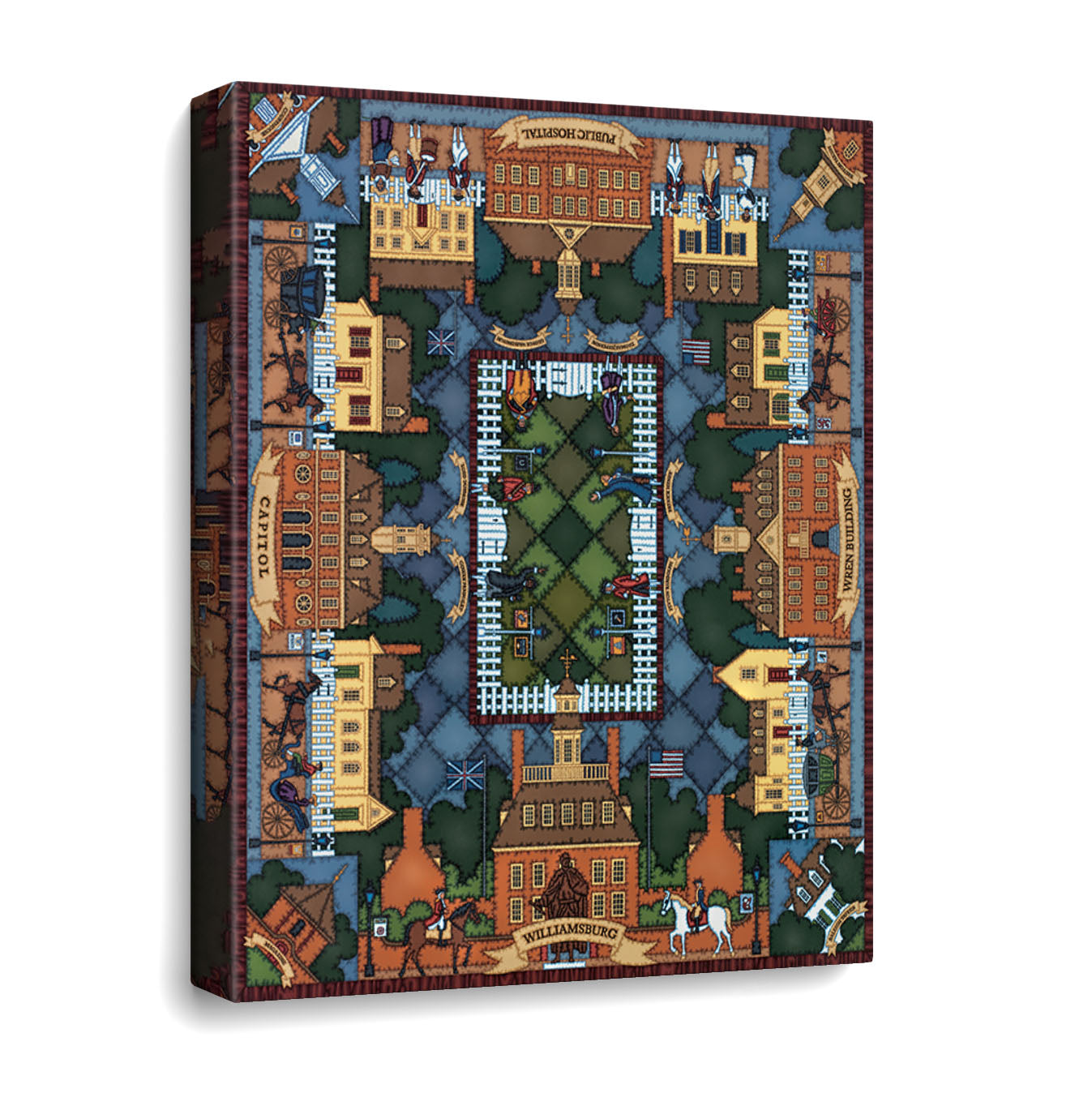 Williamsburg Quilt - Wooden Puzzle