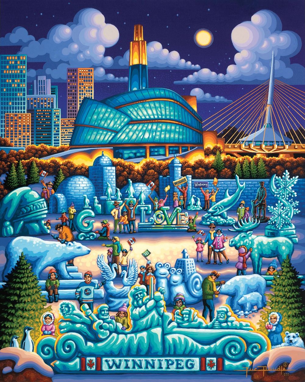 Winnipeg - Wooden Puzzle
