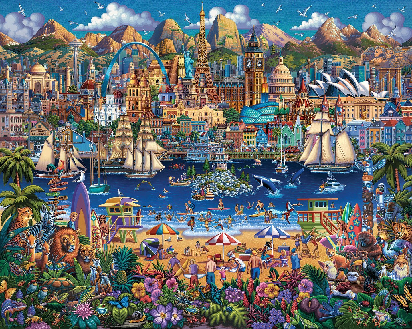 World Pieces - Mini Puzzle - 250 Piece