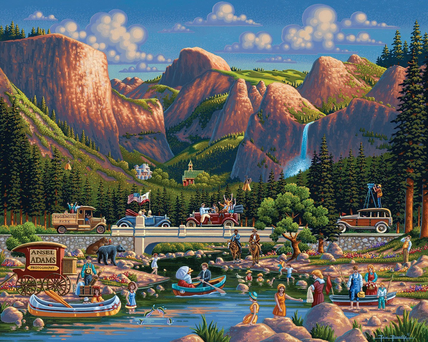 Yosemite National Park - Mini Puzzle - 250 Piece
