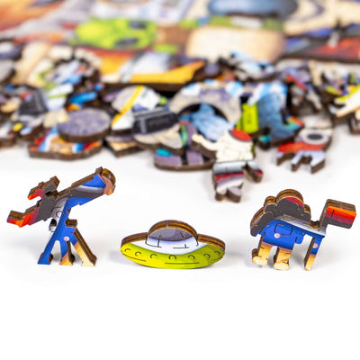 Astro-Nut | Luxury Wood Puzzle - Large Size