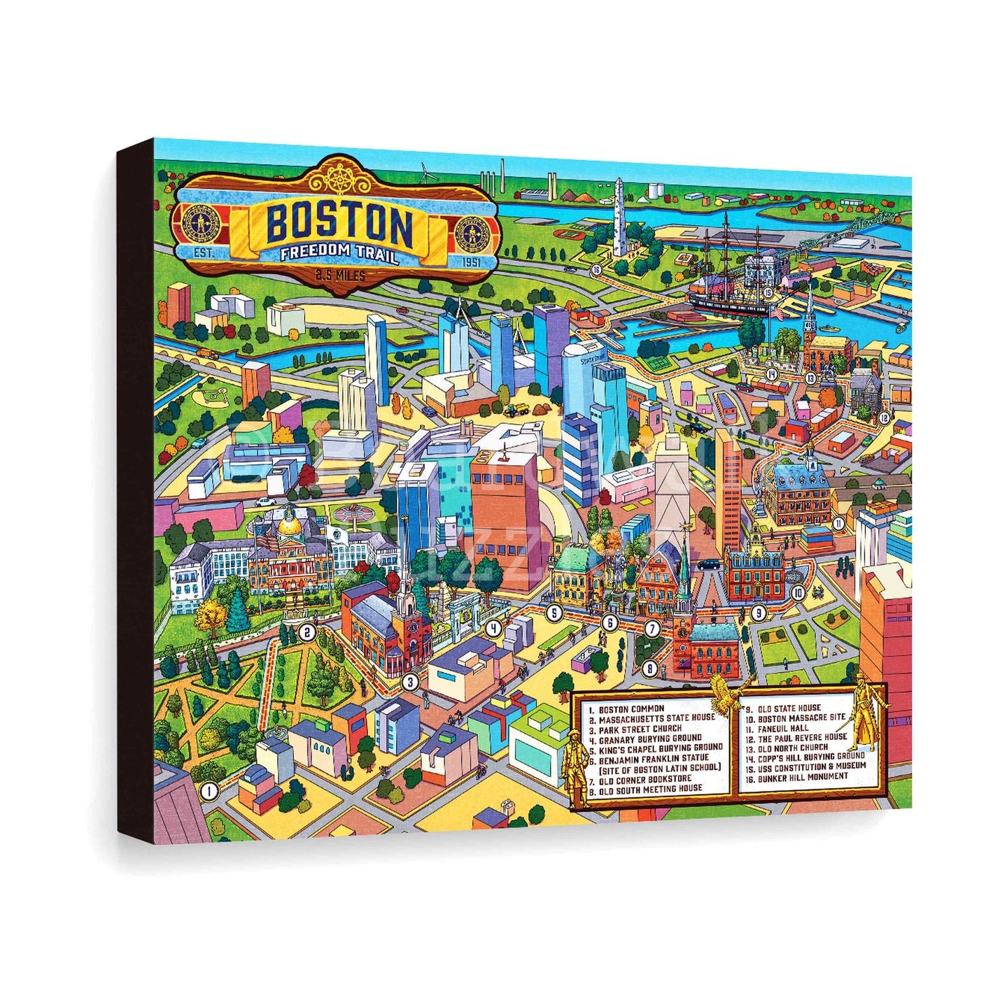 Boston Freedom Trail | Boardwalk Fine Art
