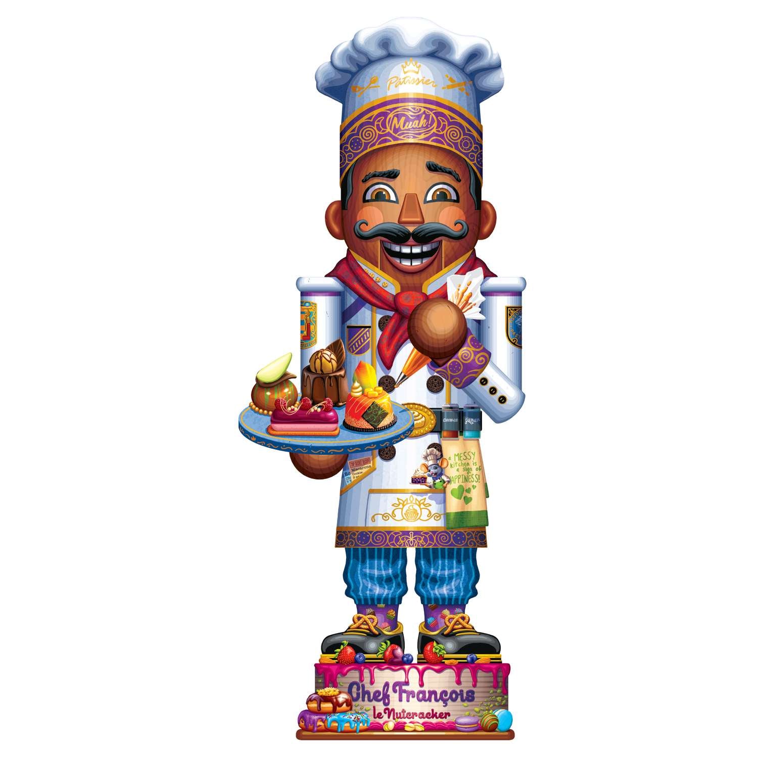 Chef Francois | Luxury Wood Puzzle - Large Size