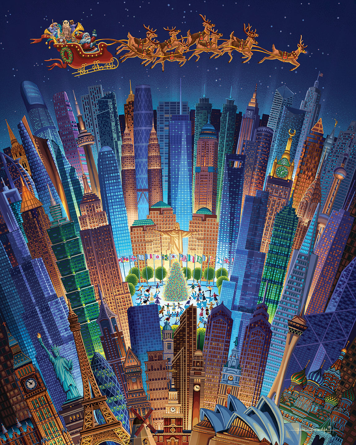 Christmas Around the World Fine Art