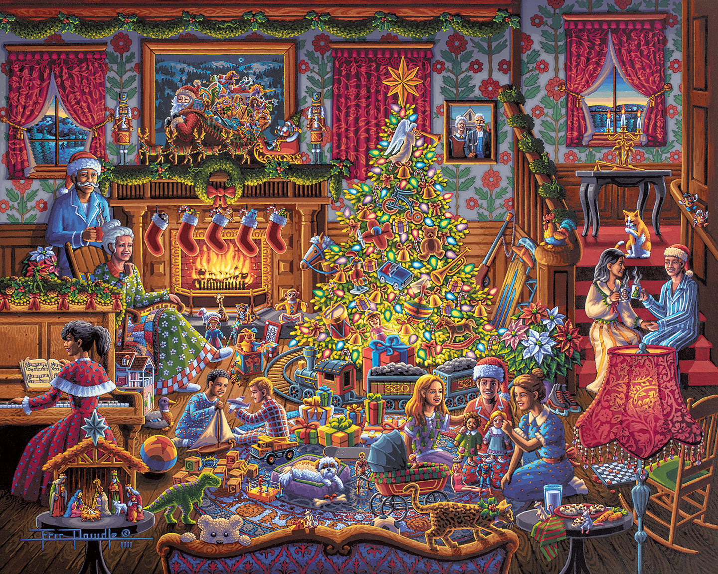 Christmas Morning | 210 Piece Personal Puzzle
