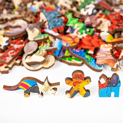 Christmas Stocking | Luxury Wood Puzzle - Large Size