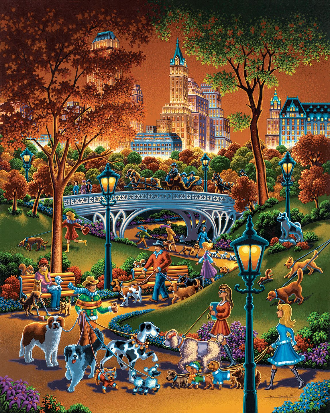 Dog Walkers | 210 Piece Personal Puzzle
