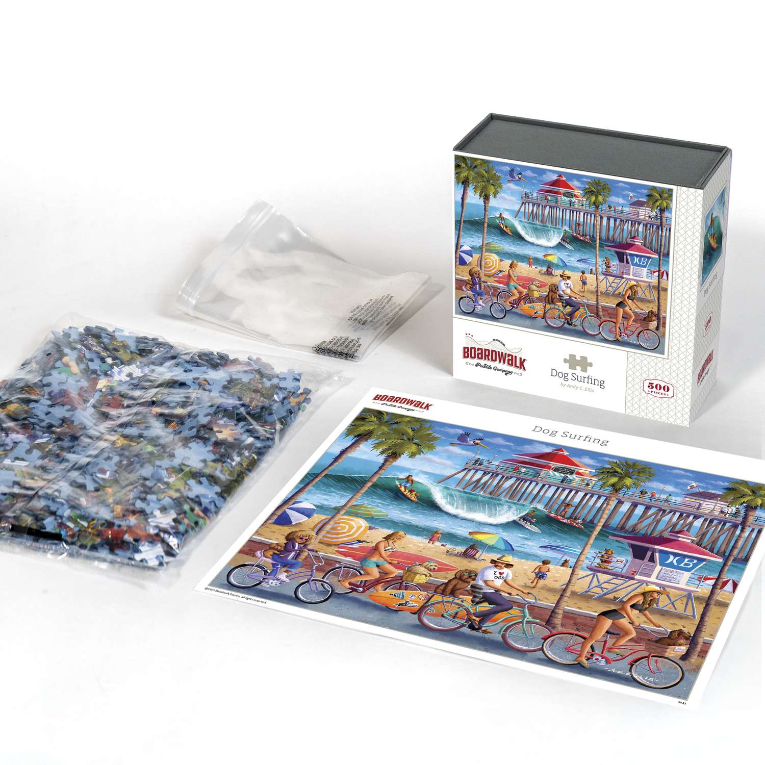 Dog Surfing | 500 Piece
