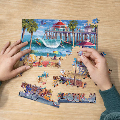 Dog Surfing | 210 Piece Personal Puzzle