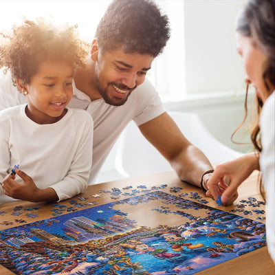 Mickey & Friends Skating in Central Park - 500 Piece