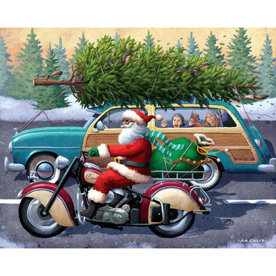 Motorcycle Santa | 500 Piece