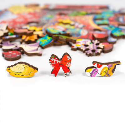 Sandra Claus | Luxury Wood Puzzle - Large Size