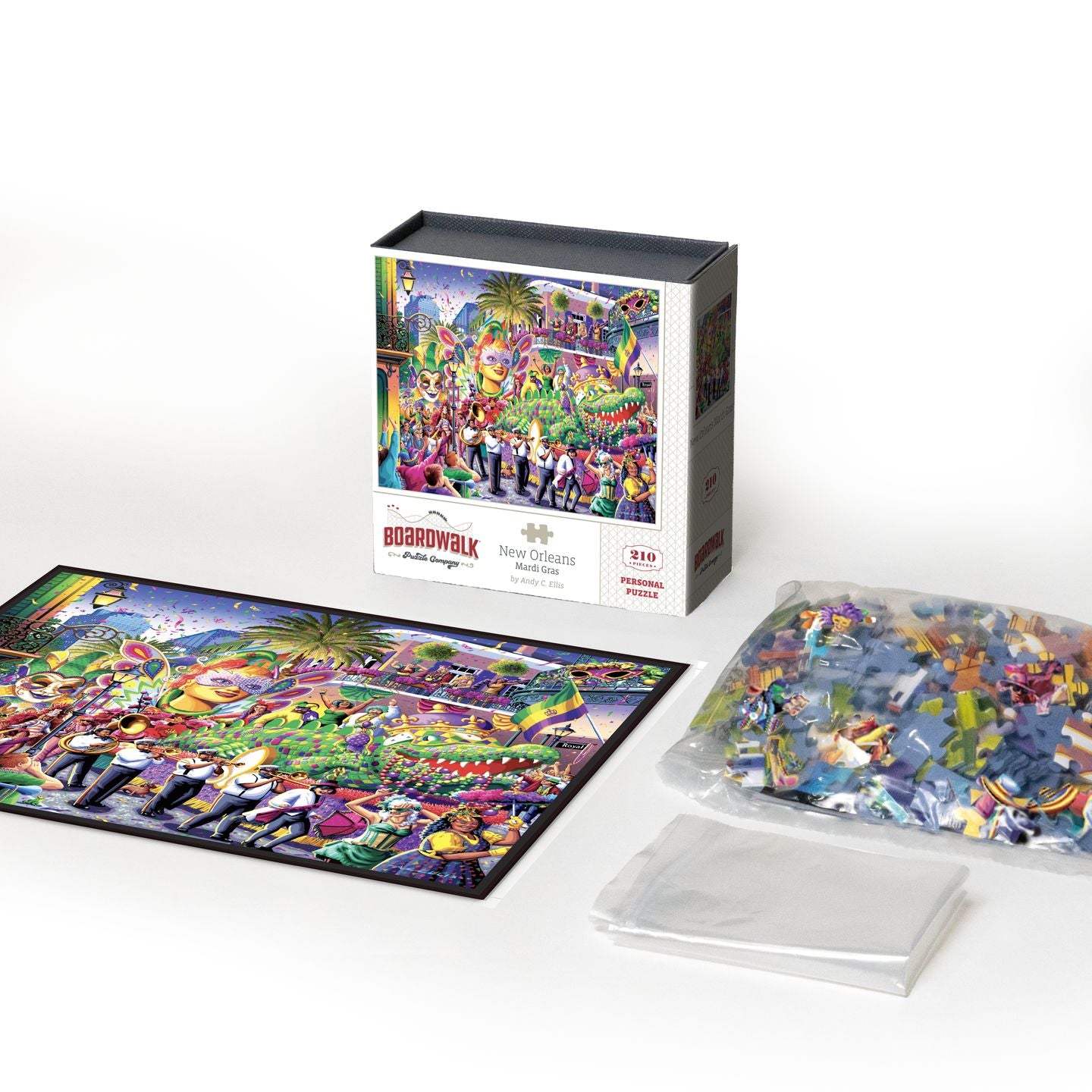 New Orleans Mardi Gras | 210 Piece Personal Puzzle