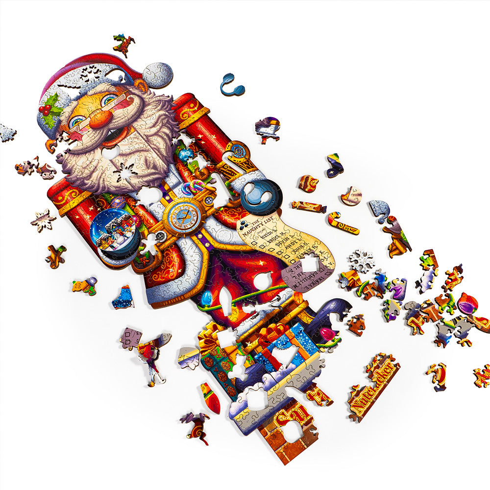 Santa Claus | Luxury Wood Puzzle - Large Size